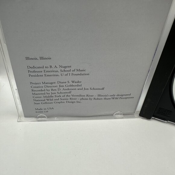 By Thy Rivers Gently Flowing Illinois Illinois Music CD 2000 University Compilat - Picture 4 of 5